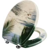 WELLWATER WC-Sitz »BEACH«, MDF, D-Form 5