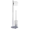 Wenko WC-Garnitur »Roma«, Stahl/Glas, Chromfarben 5