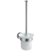 Wenko WC-Garnitur »Bosio«, Edelstahl/Glas, Edelstahlfarben 7
