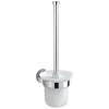 Wenko WC-Garnitur »Bosio Shine«, Edelstahl/Glas, Edelstahlfarben 7