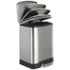 Wenko Treteimer »Studio Easy-Close«, Edelstahl/Kunststoff, Edelstahlfarben/schwarz 5
