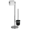 Wenko Stand-WC-Garnitur »Parus«, Edelstahl/Kunststoff, Schwarz 5
