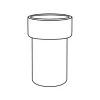 TIGER Ersatzglas Für Toilettenbürste »Items«, Glas, Weiß 5