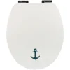 SANITOP-WINGENROTH WC-Sitz »Schiffsanker«, Mit Holzkern, Oval, Mit Softclose-Funktion 5