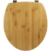 SANITOP-WINGENROTH WC-Sitz »Bambus Natur«, Echtholz, Oval 7