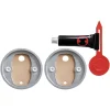 Tesa Klebeadapter, Metall, Braun/silberfarben 5