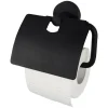Haceka Toilettenpapierhalter, Mit Deckel, Schwarz 7