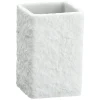 Wenko Zahnputzbecher, Polyresin, Weiß, Rund 5