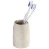 Wenko Zahnputzbecher, Polyresin, Beige, Rund 7