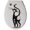 ADOB WC-Sitz »Cortina«, Katze, Oval, Mit Absenkautomatik 7
