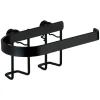 Wenko Toilettenpapierhalter »Classic Pl. Schwarz«, Stahl, Schwarz 5