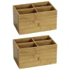 Wenko Aufbewahrungsbox, Bambus, Braun 5