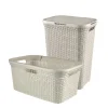 Curver Wäschebox-Set »STYLE«, Creme, Kunststoff 5