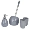 Axentia Bad-Accessoire-Set »Pisa«, Dolomitgestein, Anthrazit 5