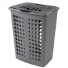 Curver Wäschebox 60 L, Silber/anthrazit 7