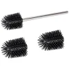 Wenko Ersatzbürsten-Set, Edelstahl/Silikon, Silberfarben/schwarz 5