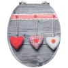 Wenko WC-Sitz »Bavarian Hearts«, MDF, Oval 5