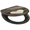 SCHÜTTE WC-Sitz »Wood Heart«, Duroplast, Oval, Mit Softclose-Funktion 5
