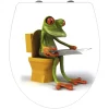 Wenko WC-Sitz »Frog News«, Duroplast, Oval, Mit Softclose-Funktion 5