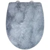 Wenko WC-Sitz »Cement«, Thermoplast, Oval, Mit Softclose-Funktion 5